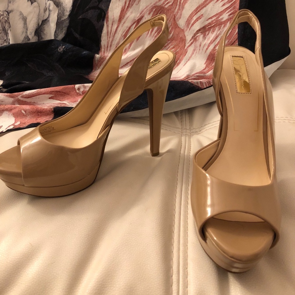 Jessica Simpson Slingback Peep-toe Pumps